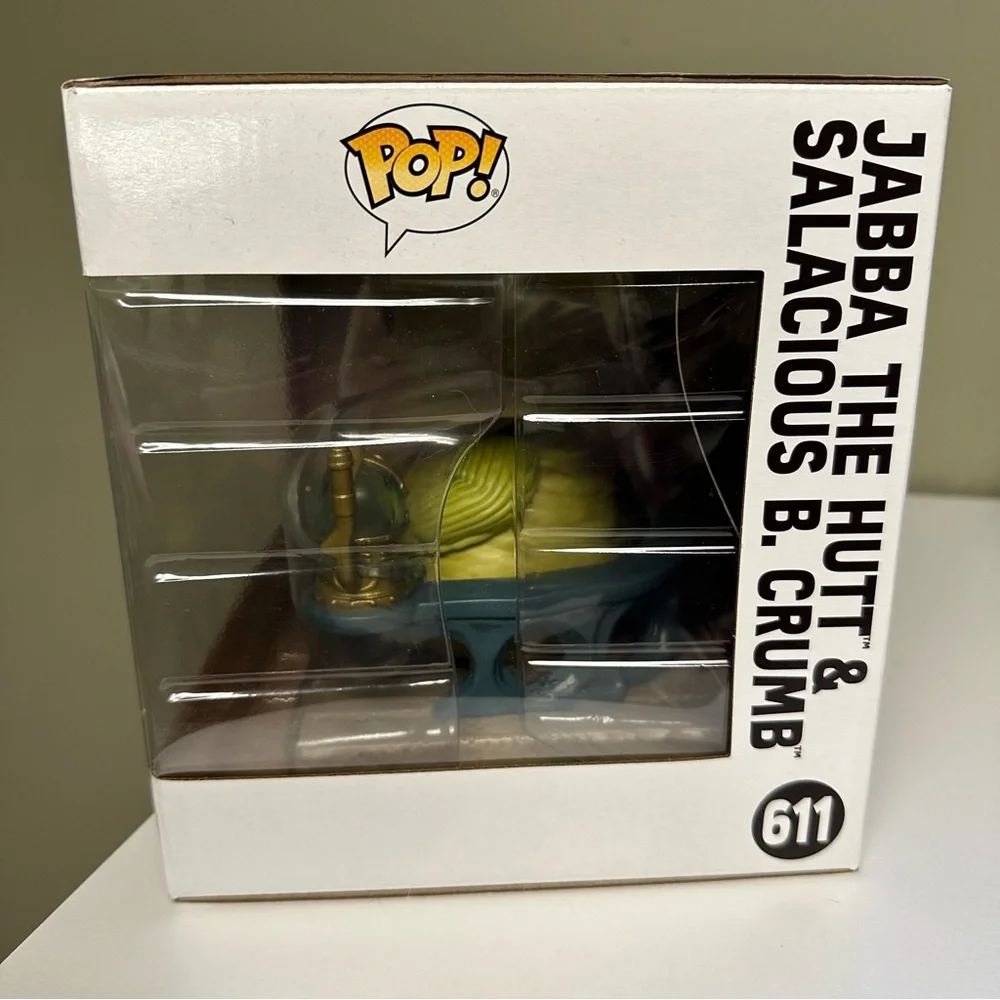 Funko Pop! Star Wars 40th Anniversary Jabba & Salacious B. Crumb Vinyl Figure - Picture 9 of 9
